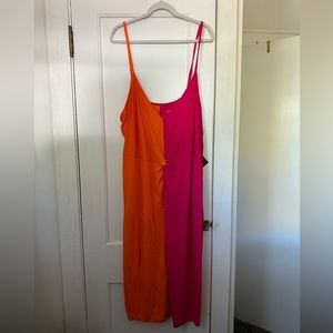 NWT Target Ava and Viv Pink and Orange Bodycon Dress 4X